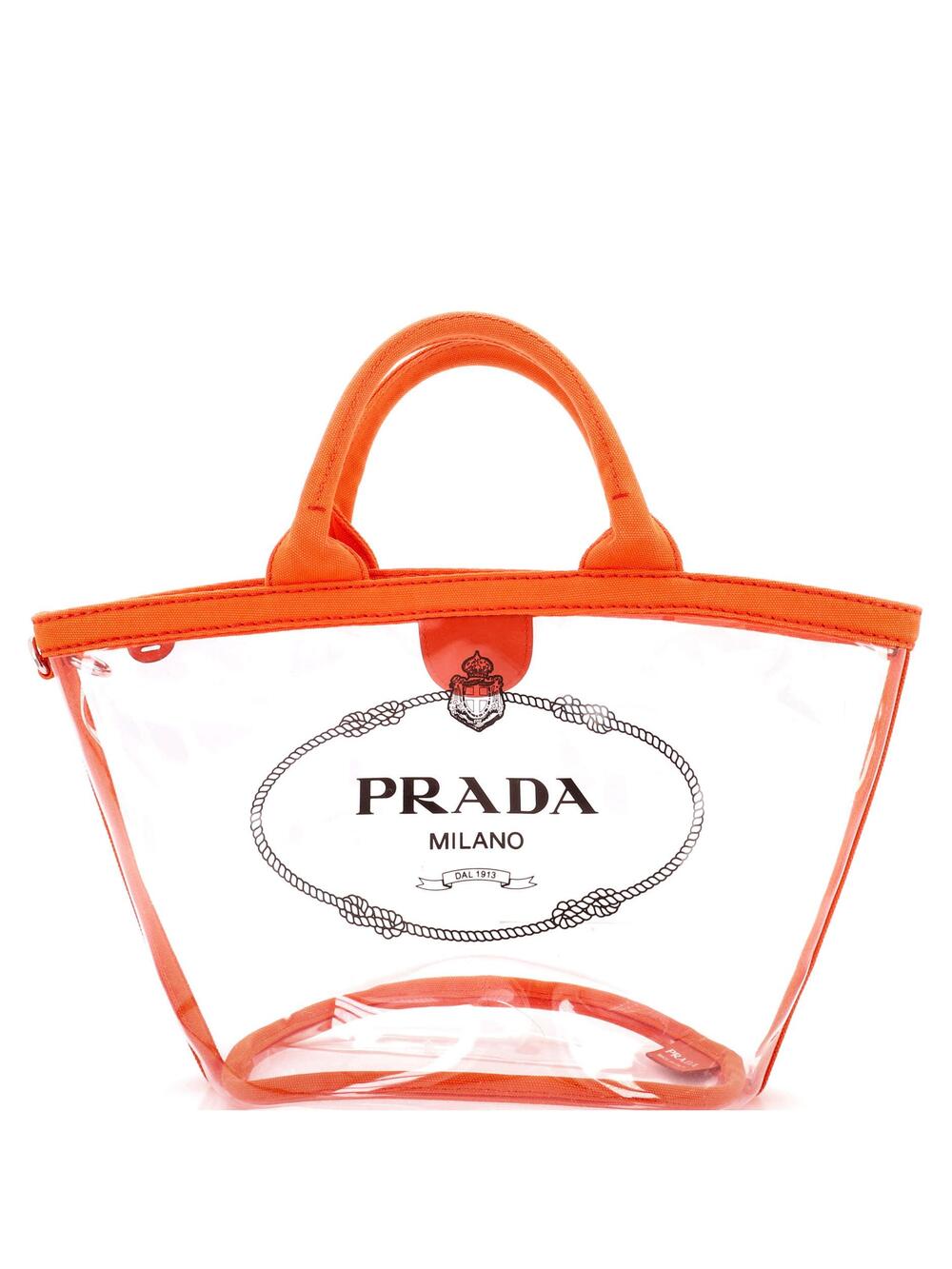 Prada Logo Tote Pvc #348326P85B